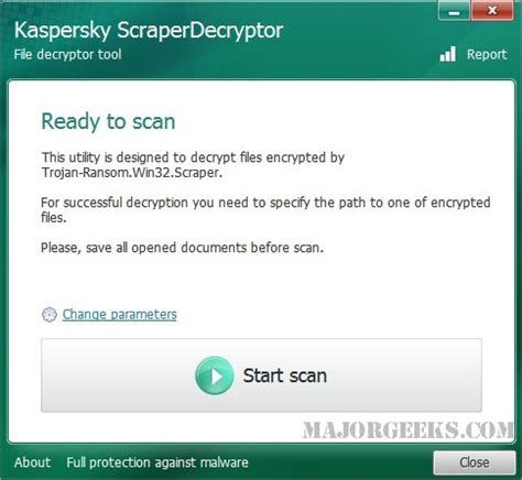 Kaspersky ScraperDecryptor 1.0.1 32-bit